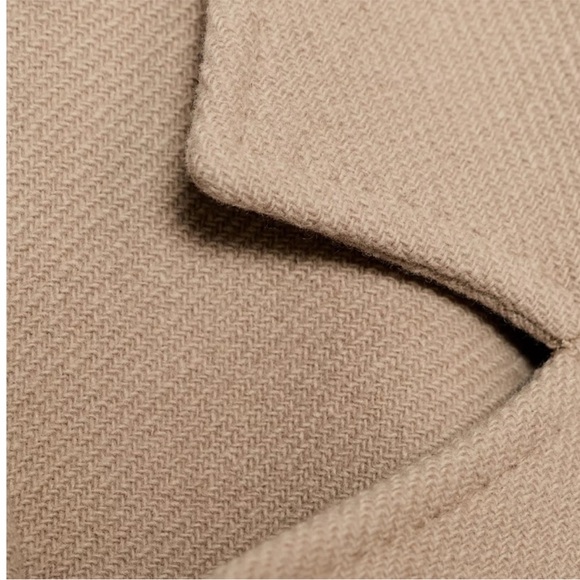 ZARA WOOL BLEND BELTED COAT - Picture 11 of 13